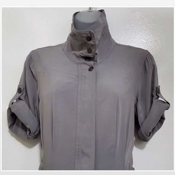 A/X Armani Exchange Coat XS Gray Lightweight - Picture 4 of 16